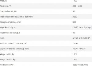 Kosiarka elektryczna Knner & Shnen 38LM 5