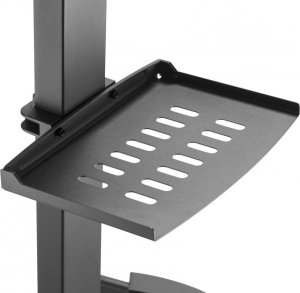 Techly Stojak mobilny do TV 32-55cali, 35kg, półka AV 12