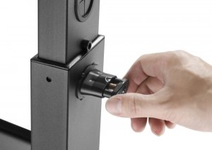 Techly Stojak mobilny do TV 32-55cali, 35kg, półka AV 13