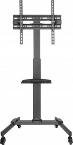 Techly Stojak mobilny do TV 32-55cali, 35kg, półka AV 5