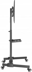 Techly Stojak mobilny do TV 32-55cali, 35kg, półka AV 9