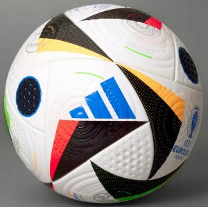 Adidas Piłka Euro24 Pro Fussballliebe IQ3682 biała 10