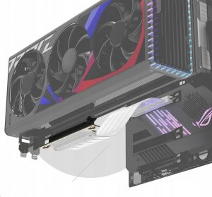 EZDIY-FAB Kabel Biała Taśma Riser EZDIY-FAB PCIe 4.0 X16 20cm 2