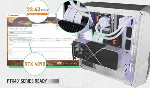 EZDIY-FAB Kabel Biała Taśma Riser EZDIY-FAB PCIe 4.0 X16 20cm 5