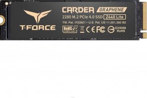 Dysk SSD TeamGroup T-Force Cardea Z440 Lite 500GB M.2 2280 PCI-E x4 Gen4 NVMe (TM8FFT500G0C129) 1