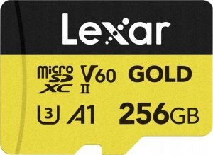 Karta Lexar Gold MicroSDXC 256 GB Class 10 UHS-II/U3 A1 V60 (LMSGOLD256G-BNNNG) 1