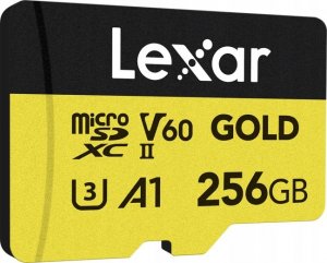 Karta Lexar Gold MicroSDXC 256 GB Class 10 UHS-II/U3 A1 V60 (LMSGOLD256G-BNNNG) 3