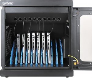 Manhattan Szafa do Ładowania 10 Laptopów 15.6 Tabletów 10 Gniazd AC 230V 6