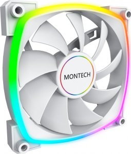 Wentylator Montech AX120 PWM biały 1