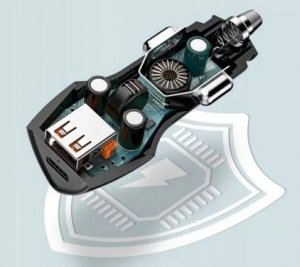 Ładowarka Veger VEGER ładowarka samochodowa 2xUSB 17W 3,4A CC316-2A czarna 2