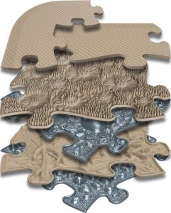 Woopie Woopie Mata Sensoryczna Ortopedyczna Do Domowego Spa 12 El. 4