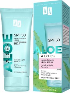 AA Aloes nawilżający krem do twarzy SPF50 40ml 2