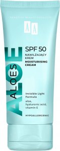 AA Aloes nawilżający krem do twarzy SPF50 40ml 5