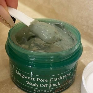 Axis-y AXIS-Y Mugwort Pore Clarifying Wash Off Pack oczyszczająca maska do twarzy z bylicą 100ml 2