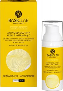 Basiclab Complementis antyoksydacyjny krem do twarzy o lekkiej konsystencji Rozjaśnienie i Wygładzenie 50ml 1
