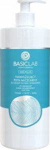 Basiclab Micellis nawilżający płyn micelarny do skóry suchej i wrażliwej 2% Trehalozy, Kwas Hialuronowy, Glicyna 500ml 1
