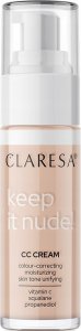Claresa CLARESA_Keep In Nude CC Cream krem wyrównujący koloryt cery 102 Warm Medium 33g 4