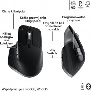 Klawiatura + mysz Logitech MX Keys S Combo for Mac (920-012845) 6