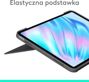 Logitech Combo Touch do iPada Air 11 cali (M2 & M3), iPada Air (4. i 5. generacji – 2020, 2022)(2024), QWERTY układ US international - Szary (920-012636) 2
