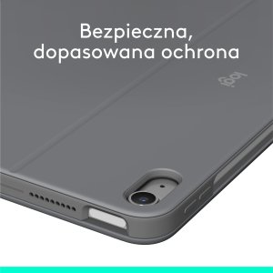 Logitech Combo Touch do iPada Air 11 cali (M2 & M3), iPada Air (4. i 5. generacji – 2020, 2022)(2024), QWERTY układ US international - Szary (920-012636) 5