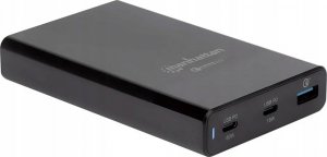 Adapter USB Manhattan MANHATTAN USB nabíjecí stanice Power Delivery Charging Station - 65W, černá 1