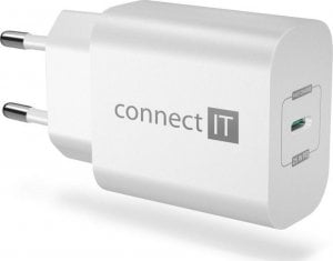 Adapter USB Connect IT CONNECT IT Voyager2 nabíjecí adaptér 1×USB-C, 25W PD, bílá 1
