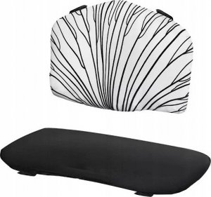 KinderKraft Poduszka do krzesełka ENOCK Czarna i biała 4