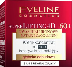 Eveline Super Lifting 4D 60+ Krem-koncentrat na noc intensywnie odmładzający 50ml 1
