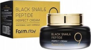 Farmstay Krem odmładzający z ekstraktem z czarnego ślimaka i peptydami Black Snail & Peptide 9 Perfect 55ml 1