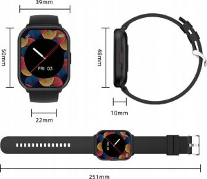 Smartwatch Wenom Smartwatch Zegarek Polskie Menu Rozmowy Sport Smart Watch Męski Oraz Damski 7