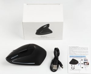 Mysz Wenom Myszka Bezprzewodowa mysz Ergonomiczna Pionowa Wertykalna Bluetooth ARM1600 12