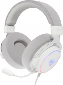 Słuchawki Genesis Neon 764 RGB Białe (NSG-2170) 1
