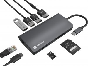Stacja/replikator Natec Fowler 2 V2 USB-C (NMP-2162) 5