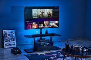 Mozos Stolik RTV czarny CTS2 12