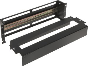 Lexi-NET LEXI-Net 19" jističová DIN lišta 3U, 22 modulů, černá 1