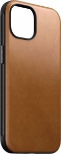 Nomad Modern Leather Case, english tan - iPhone 15 5