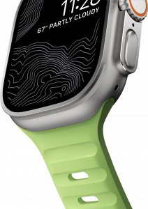 Nomad Nomad Sport Strap, Glow 2.0 - Apple Watch Ultra 2/1 (49mm) 9/8/7 (45mm)/6/SE/5/4 (44mm)/3/2/1 (42mm) 3