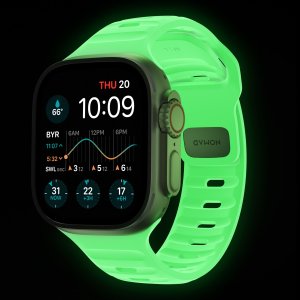 Nomad Nomad Sport Strap, Glow 2.0 - Apple Watch Ultra 2/1 (49mm) 9/8/7 (45mm)/6/SE/5/4 (44mm)/3/2/1 (42mm) 10