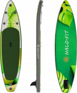 Halo-Fit Deska SUP pompowana 335cm do plywania Halo-Fit SUP11 Green + akcesoria 3