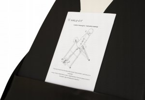 Ławka Grawitacyjna Inwersyjna Treningowa Rehabilitacyjn Halo-Fit 150 kg czarna 2