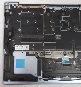 Dell Palmrest Do Laptopa Dell XPS 13 9315 Podświetlana Klawiatura AZERTY Blue 3