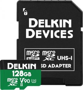 Karta Delkin Power 2000x MicroSDXC 128 GB UHS-II/U3 V90 (DDMSDG2000128) 1