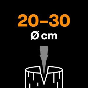 Fiskars Fiskars Splitting Axe X-Series XSeries X28 M orange black (1069107) 6