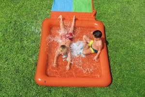 1life Podwójny Ślizg wodny Super Splash dla dzieci 3+ BESTWAY Tor 531cm + Brodzik 129 l + Natrysk 2
