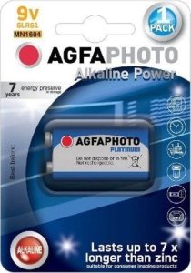 Agfa Bateria AgfaPhoto Alkaline PLUS 6LR61 9V bl./1szt 1