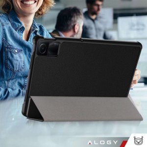 Etui na tablet Alogy Etui do Xiaomi Redmi Pad SE 2023 11" Smart Case Cover z klapką obudowa futerał pokrowiec Alogy Czarne 4