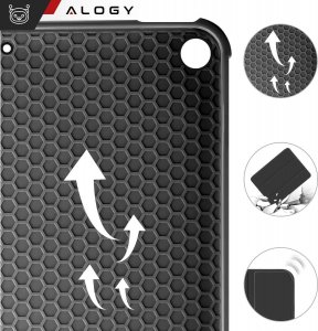 Etui na tablet Alogy Etui do Apple iPad 10.2 9 gen 8/7 2021/2020/2019 Smart Pencil Case TPU obudowa na tablet Czarne 5