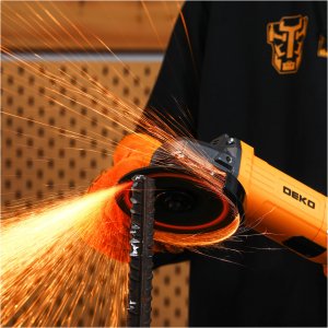 Szlifierka Deko SZLIFIERKA KĄTOWA KĄTÓWKA SIECIOWA 125 CM MOCNA DIAX 1100 W + 3 TARCZE DEKO 7