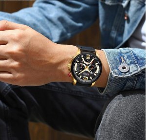 Zegarek Curren ZEGAREK MĘSKI CURREN ELEGANCKI KLASYCZNY CHRONOGRAF DATOWNIK 5 KOLORÓW 5