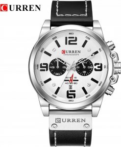 Zegarek Curren ZEGAREK MĘSKI CURREN KLASYCZNY ELEGANCKI CHRONOGRAF DATOWNIK 6 KOLORÓW 2